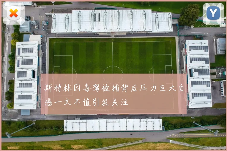 斯特林因毒驾被捕背后压力巨大自感一文不值引发关注